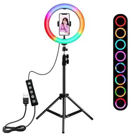 RGB Ring Light With Stand MJ26 LED Soft Light Ido Lk