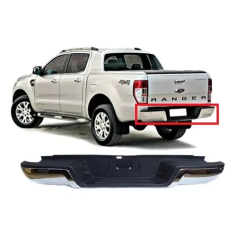 Defensa Trasera Ford Ranger 2022 2023 Cromada C Moldura MercadoLibre