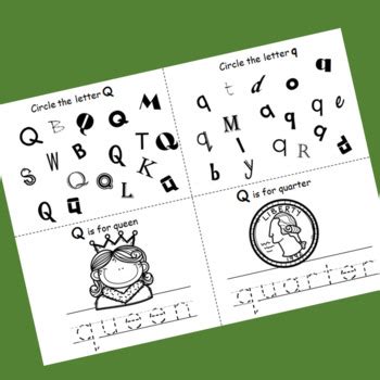 Letter Q Booklet By Ser Bilingue Rocks Teachers Pay Teachers