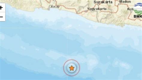 Gempa Bumi Guncang Yogyakarta Jumat 30 Juni 2023 Pusat Guncangan Di