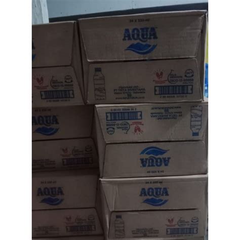 Jual Aqua 330ml Dus Shopee Indonesia