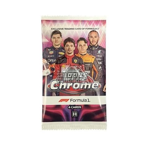 2023 Topps Chrome Formula 1 F1 Racing Hobby Pack Steel City Collectibles