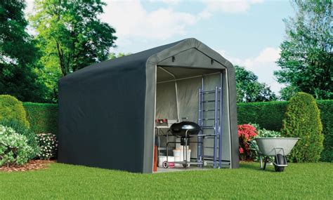 Heavy-Duty 10x10 ft Portable Shed | Groupon