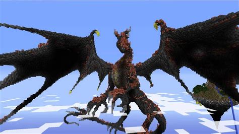 Minecraft big dragon Boom - YouTube