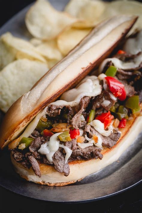 Philly Cheesesteak Recipe With Provolone Cheese Sauce Sweet Savory