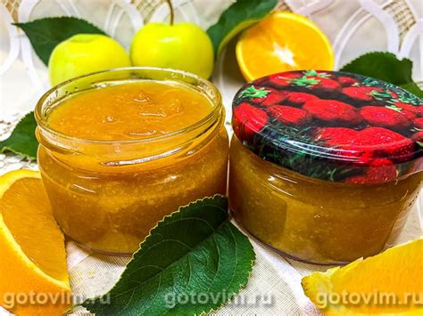 Яблочное варенье с апельсином на зиму. Рецепт с фото