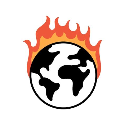 Earth On Fire Illustration Images Free Download On Freepik