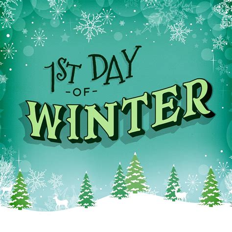 Happy first day of winter! #WinterSolstice