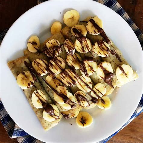 Banana Nutella Crepes Recipe | One Happy Dish