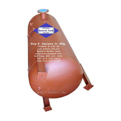 B24030 240 Gallon Buffer Tank Roy E Hanson Jr Mfg