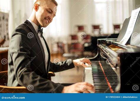 Professional Musician Play Piano Stock Photo Image Of Classical