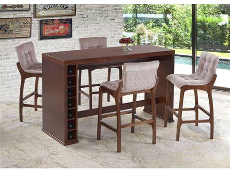 Top Conjunto Mesa Bistro Banquetas M Veis Decorativos Casachic