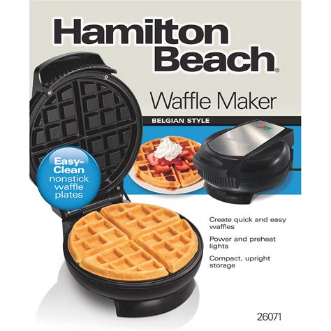 Hamilton Beach Belgian Style Waffle Maker Hamiltonbeach