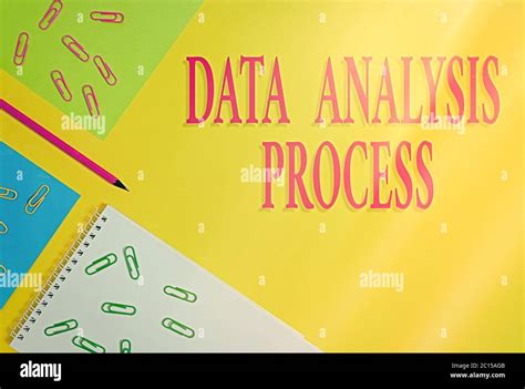 Symbole Textuel Indiquant Le Processus D Analyse Des Donn Es Photo D