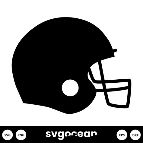 Football Helmet Svg Vector For Instant Download Svg Ocean — Svgocean