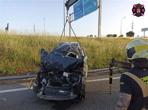 Aparatoso accidente en la A 5 en Alcorcón alcorconhoy