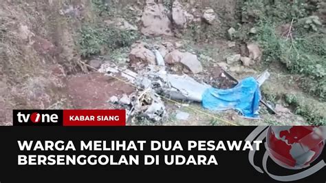 Warga Melihat Dua Pesawat TNI AU Bersenggolan Dan Jatuh Di Pasuruan