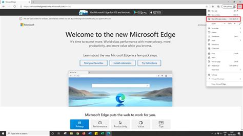 Como Abrir Una Pestana De Navegacion Privada En Microsoft Edge En Un Images