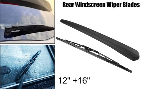 Amazon X Autohaux Set Rear Windshield Wiper Arm Blades