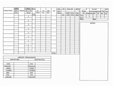 Printable Drone Flight Log Template Free Templates Printable