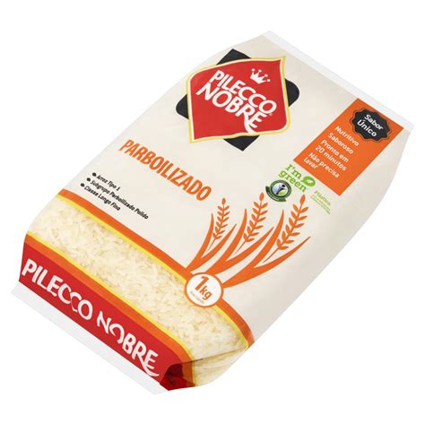 Arroz Parboilizado Tipo 1 Pilecco Nobre Pacote 1kg Supermercado Menegussi