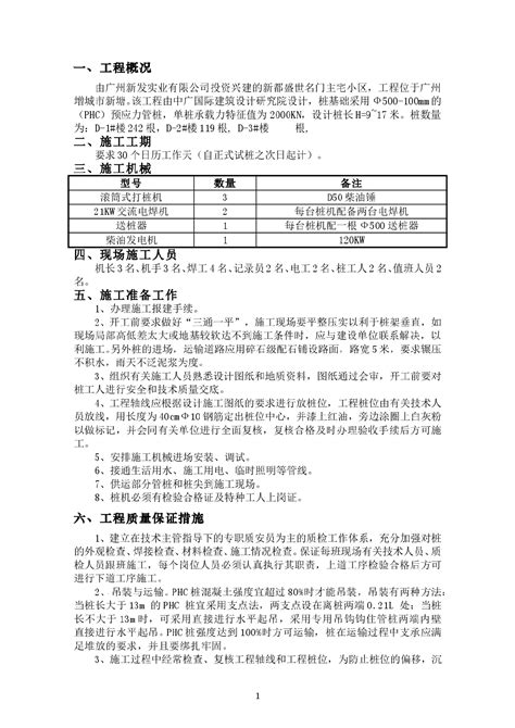 柴油锤击桩施工方案施工方案土木在线