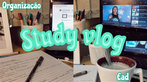 STUDY VLOG organização produtividade ead resumos e anotações YouTube