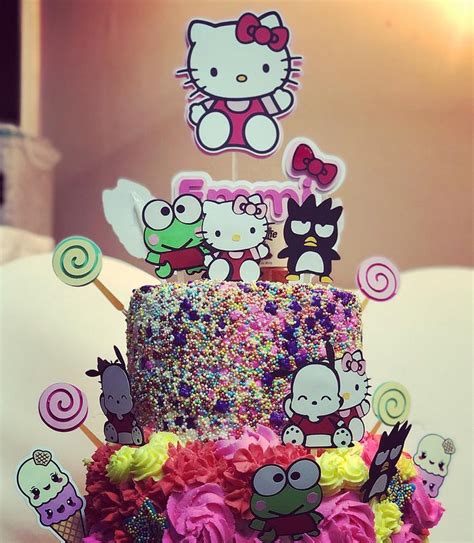 Sanrio Birthday Cake - Decorated Cake by Kelly - CakesDecor