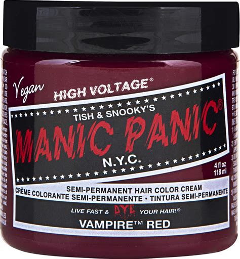 Manic Panic Vampire Red Hair Dye - Semi-permanent Pack of 1, | eBay