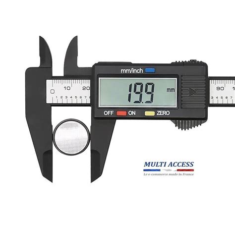 Pied Coulisse Digital Num Rique Mm Vernier Caliper Grand Cran