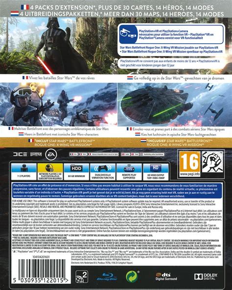 Star Wars Battlefront édition Ultimate Ps4