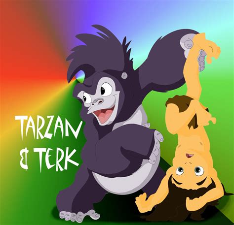 Tarzan and Terk by Amicarrow on DeviantArt