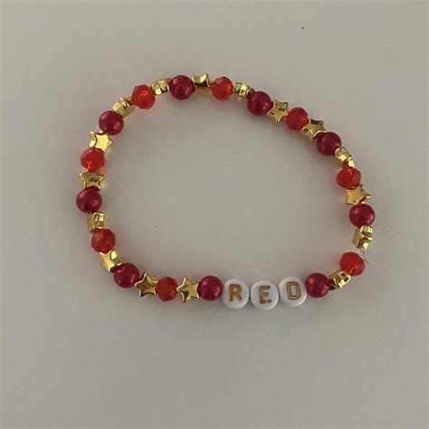 Red Taylor Swift Friendship Bracelet #erastour... - Depop