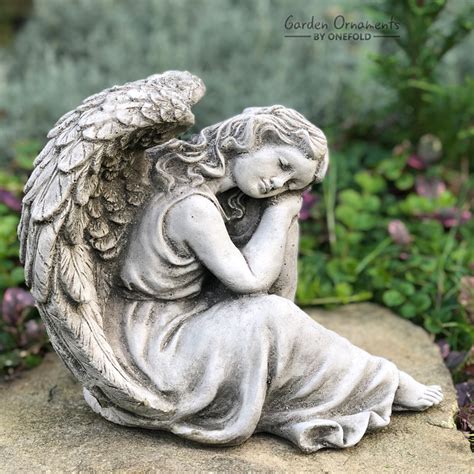 Sleeping Angel Garden Ornament Statue - Onefold Ltd