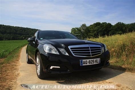 Essai Mercedes Classe E 250 CDI BlueEfficiency BVA Bilan Et Photos