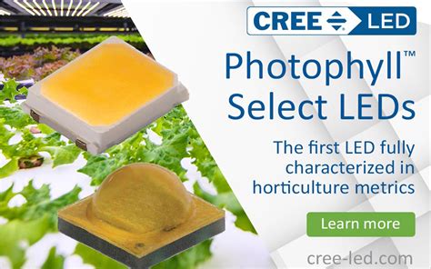 New Photophyll Select LEDs Fully Optimized For Horticulture LED