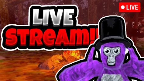 Live Gorilla Tag With Viewers K Stream Minigames