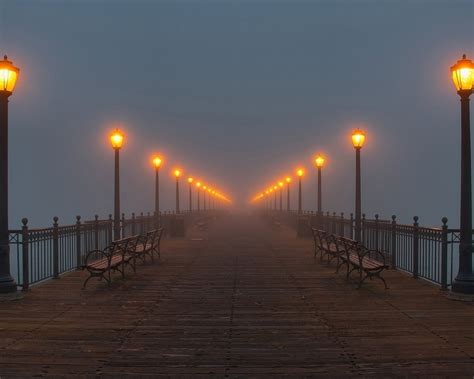 Wallpaper Sunlight Street Light Sunset Sea Night Nature Beach