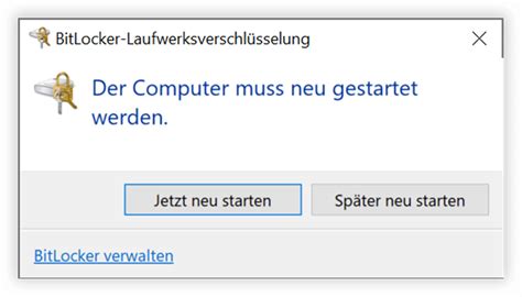 Bitlocker Unter Windows St Ber Systems Blog