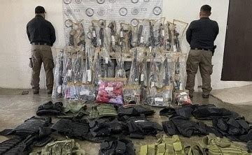 Sedena y FGE decomisan gran arsenal en Juárez Chiapas