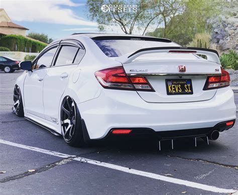 2015 Honda Civic Cosmis Racing Mr7 D2 Racing Air Suspension Custom Offsets