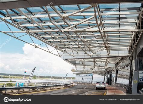 Minsk Belarus June 2021 Minsk International Airport Main Entrance ...