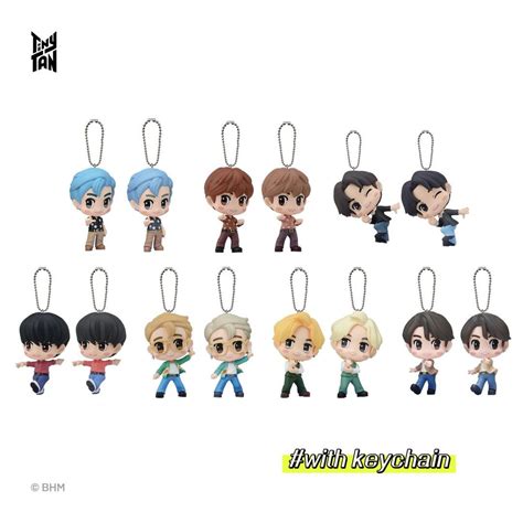 ReadyStock BTS TinyTAN Dynamite Chubby Collection Keychain Figure