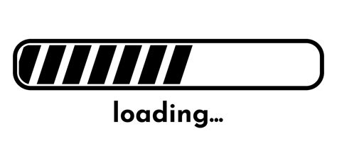 Loading Bar Icon In Flat Style Downloading Up Load Process Logo