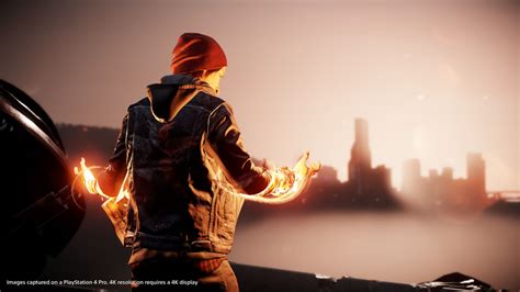 Infamous Second Son Y First Light Mejoras E Imágenes En Ps4 Pro