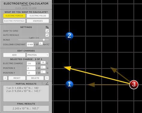 Electrostatic Calculator By Physicsapps