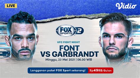 Link Live Streaming Ufc Fight Night Di Fox Sports Eksklusif Melalui