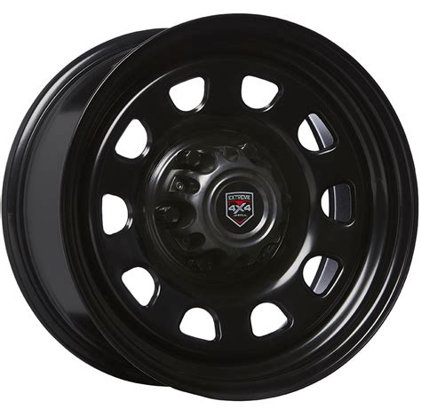 Extreme 4x4 Steel Wheel D Hole16x8 6 139 7 20p Black 106 1 Fit Hilux Triton Cap