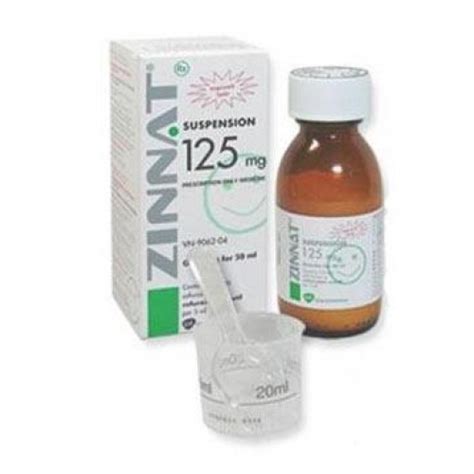 ZINNAT SUSPENSION 125MG 5ML 50ML X 1 Country Medical Pharmacy