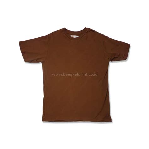 Jual Kaos Polos Warna Mocca Premium MyComfort Bengkel Print Shop